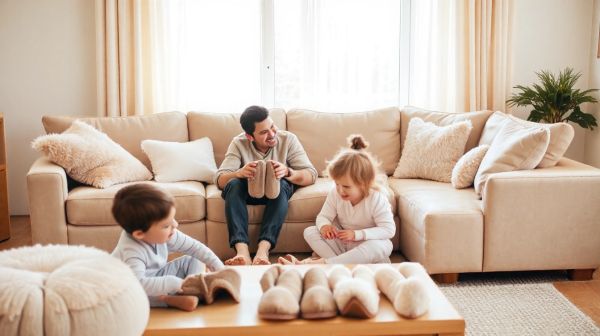 Guide d'achat des chaussons confortables pour toute la famille